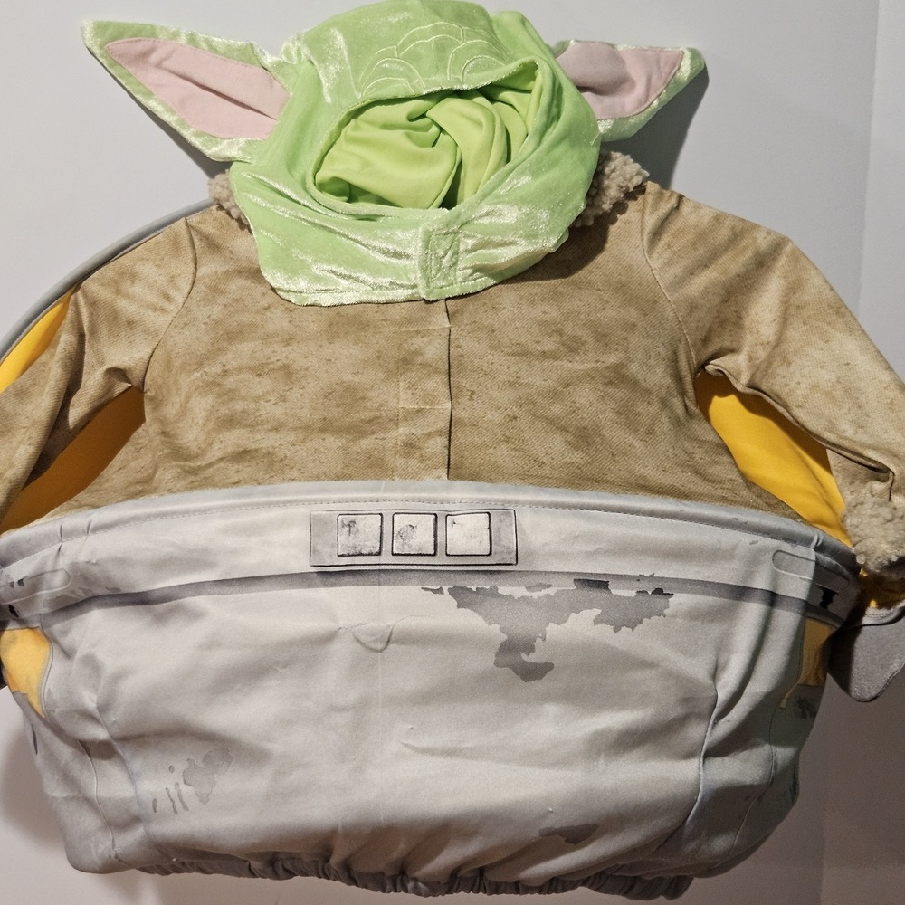Disney Star Wars Grogu Baby Yoda Ride Along Hover Costume Toddler 3T